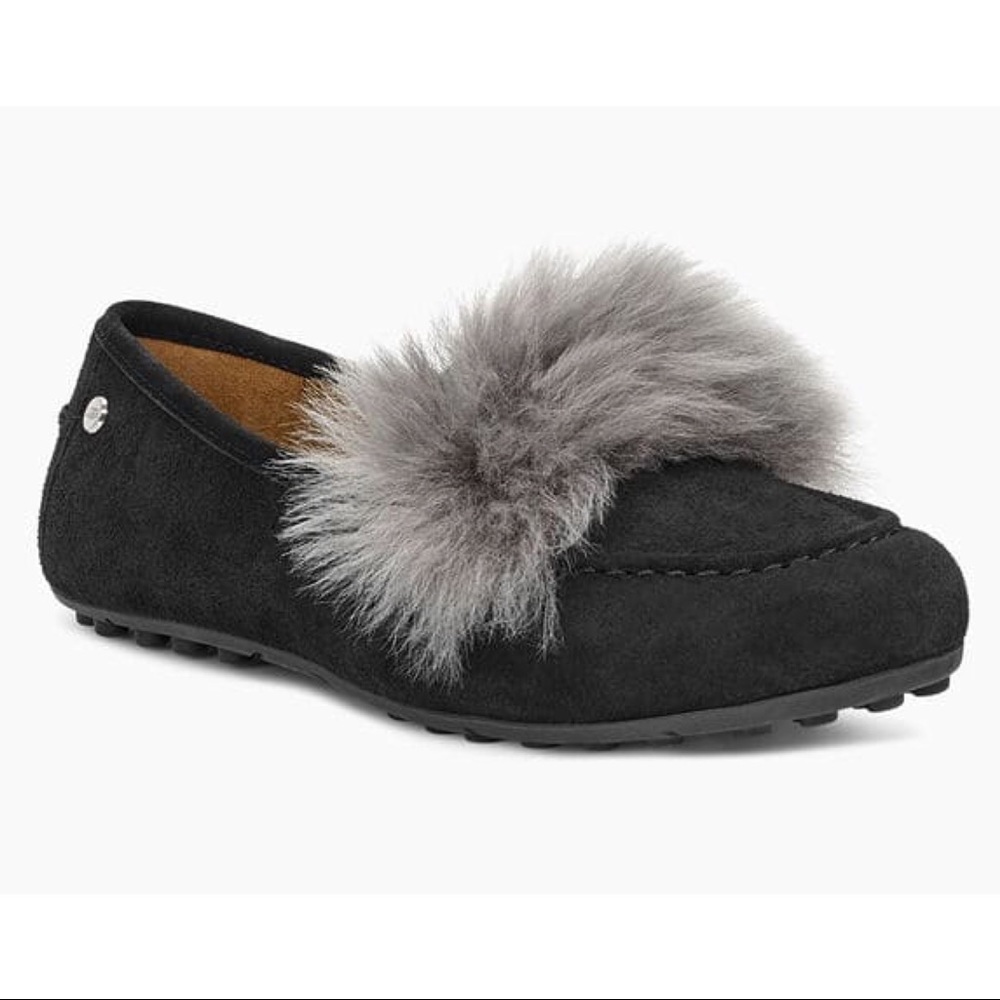 New UGG Kaley Wisp Loafer, UGG Slippers Black Grey